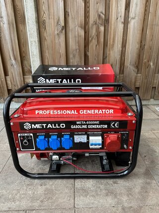 Aggregaat, Metallo, 8500w, Rood, 2023